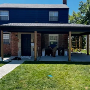 Porch Being Remodeled