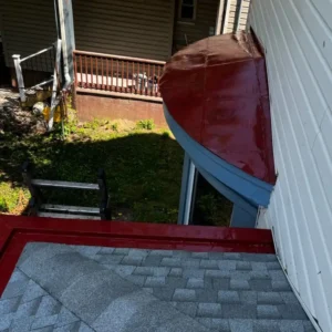 Silicone Porch Roofs in Red